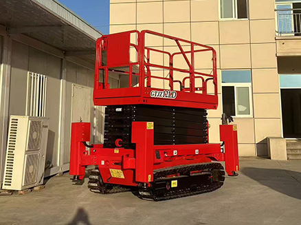 全自行履带越野式剪叉升降平台03